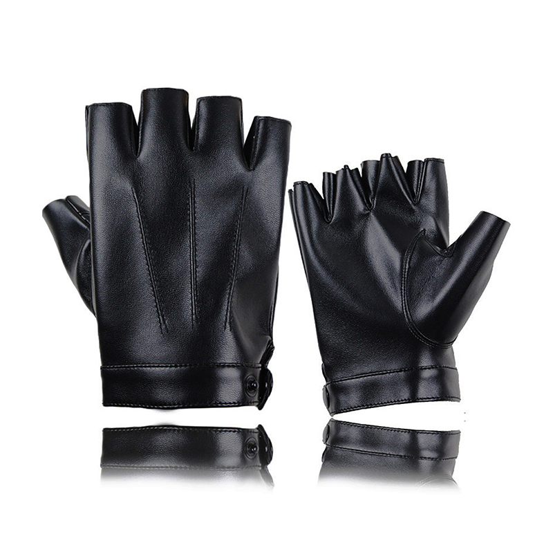 1 Paar fingerlose Herrenhandsc – Leather Driving Glove Bewertung und Preis