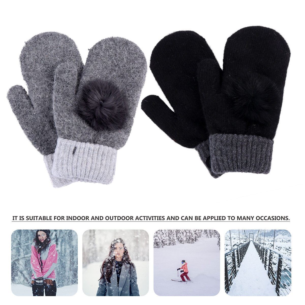 2 Paar warme Wollhandschuhe mi – Wool Glove Lined Bewertung und Preis