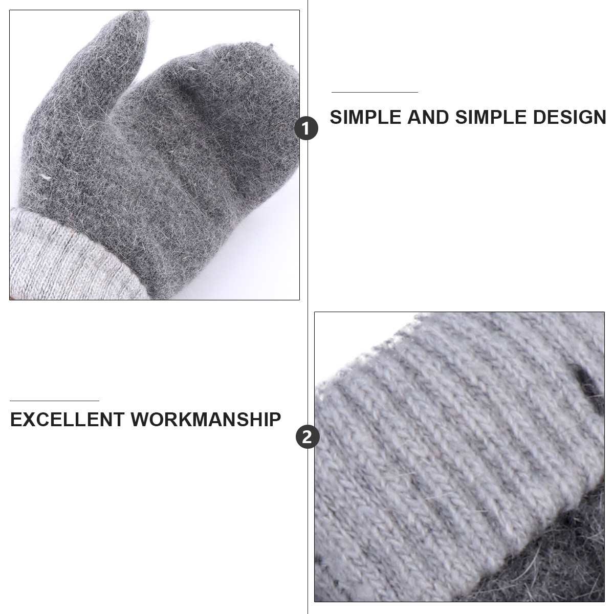 2 Paar warme Wollhandschuhe mi – Wool Glove Lined Bewertung und Preis