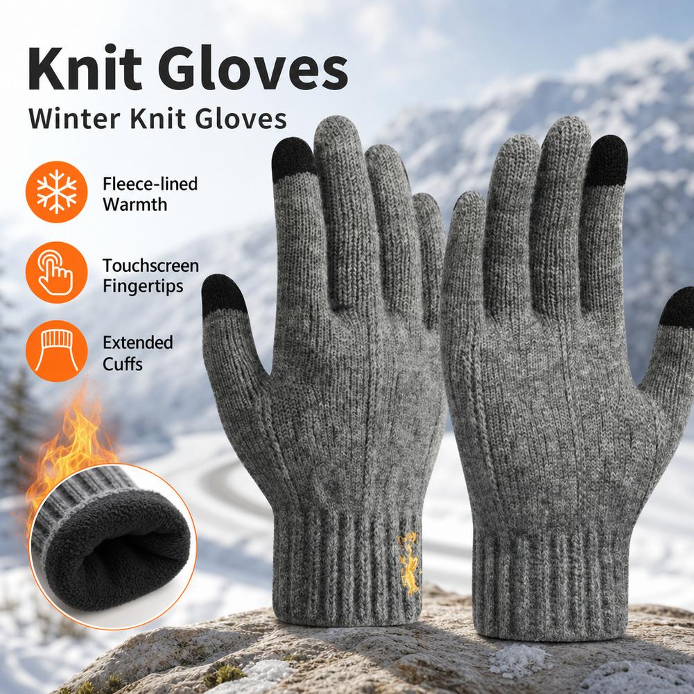 Winter-Strickhandschuhe mit To – Wool Glove Lined Bewertung und Preis