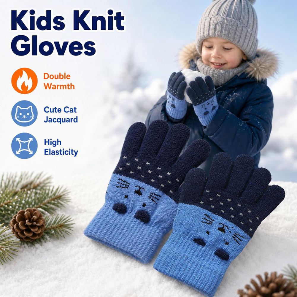 Kinder-Strickhandschuhe, Winte – Wool Glove Lined Bewertung und Preis