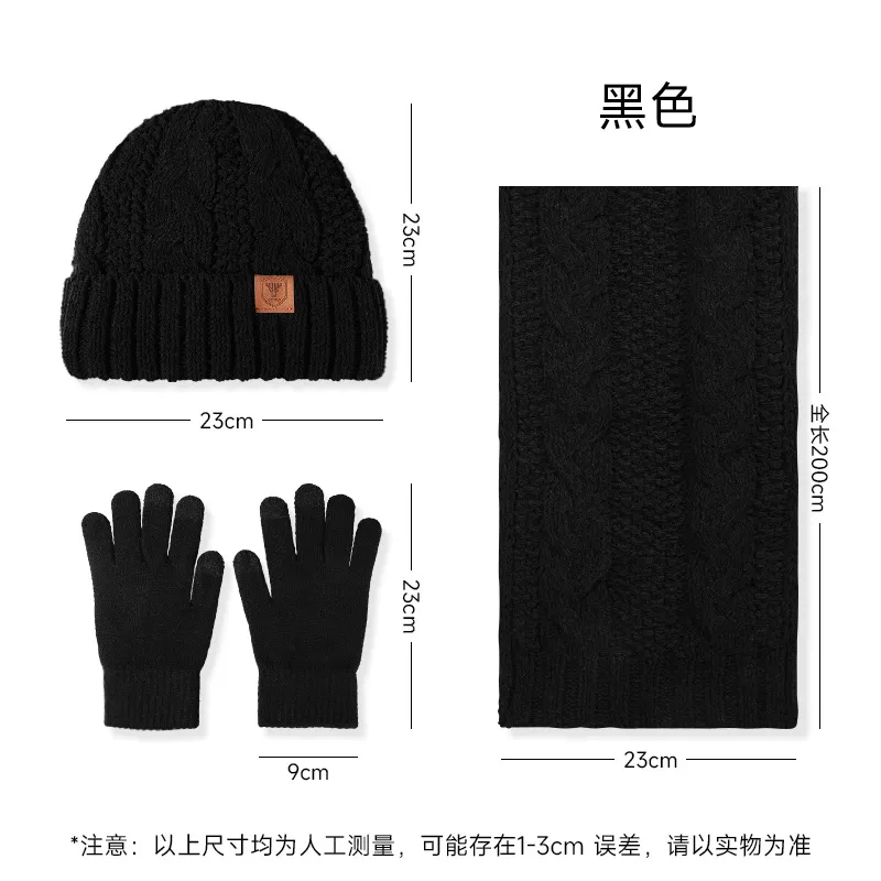 Winter-Wollmütze, Schal und Ha – Wool Glove Lined Bewertung und Preis